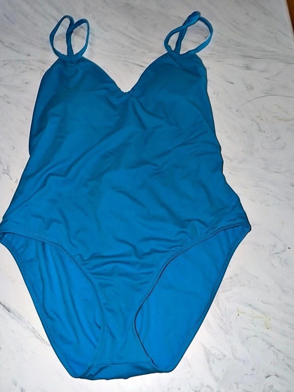 Shade & Shore One-Piece Swimsuit in Blue Size 20 NWT
